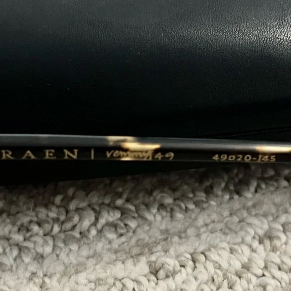 RAEN Remmy 49 Sunglasses Brindle Tortoise Polarized Round Frame w/ Case - Picture 7 of 7